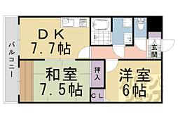 間取図画像 2DK