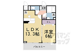 JR東海道・山陽本線 向日町駅 徒歩28分の賃貸アパート 1階1LDKの間取り
