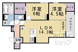 STグランツ 2LDKの間取図画像