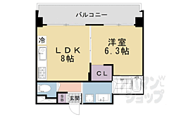 プリオーレリベルタ 1LDKの間取図画像