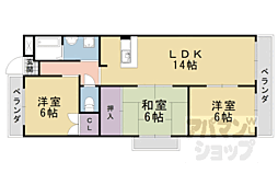 シベール阪急桂 3階/3-H