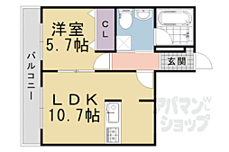 LAULEAINA 1LDKの間取図画像
