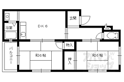 アンボワーズ31 2LDKの間取図画像