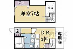 アーク有栖川 1DKの間取図画像