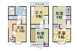 大山崎斗加坪貸家