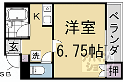 司ビル 1Kの間取図画像