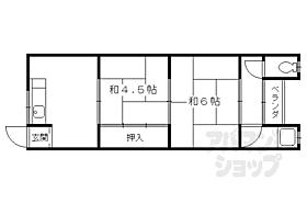 富貴ハイツ 207 ｜ 京都府京都市西京区樫原久保町（賃貸アパート2K・2階・32.00㎡） その2