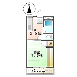 ハイツ南風K 3階