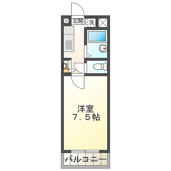 上杉マンション大学前 103｜三重県津市栗真町屋町(賃貸マンション1K・1階・27.95㎡)の写真 その2