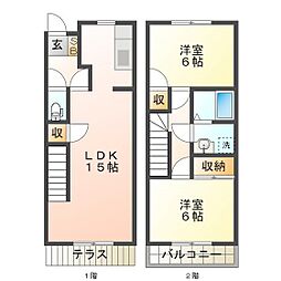 レイクサイドヴィラ　Ｄ 2階/118