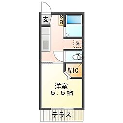 メゾンシャルマンB 1階