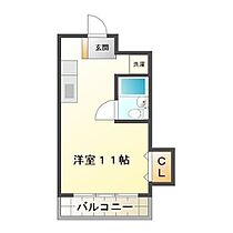 グランカーサ青柳 403 ｜ 三重県津市栄町1丁目（賃貸マンション1R・4階・26.70㎡） その2