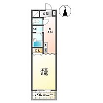 ラ・ベルビュー 1C ｜ 三重県津市江戸橋1丁目（賃貸マンション1K・1階・26.40㎡） その2