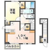 Ｔ・Ｈ　ＮＯＶＡ　II 201 ｜ 三重県津市高洲町（賃貸アパート1LDK・2階・46.09㎡） その2