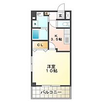 アヴェニール 5B ｜ 三重県津市羽所町（賃貸マンション1K・5階・35.32㎡） その2