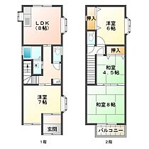 庄田借家 2 ｜ 三重県津市庄田町（賃貸一戸建3LDK・--・77.77㎡） その2