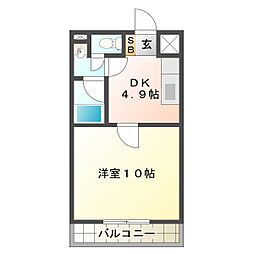 間取図画像 1DK