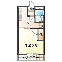 コーポランドムラタ 205 ｜ 三重県津市久居新町（賃貸アパート1K・2階・24.79㎡） その2