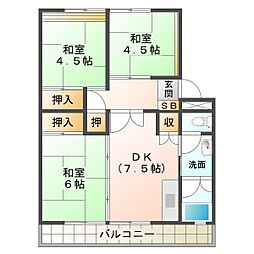 江戸橋駅 4.3万円