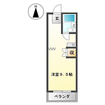 平アパート 21 ｜ 三重県津市西丸之内（賃貸マンション1R・2階・19.87㎡） その2