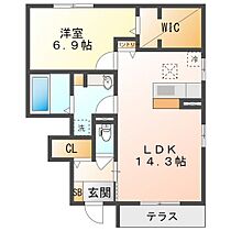 ウィステリア江戸橋 101 ｜ 三重県津市上浜町3丁目（賃貸アパート1LDK・1階・54.46㎡） その2