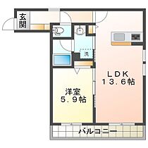 シャーメゾン　栄町 205 ｜ 三重県津市栄町4丁目（賃貸マンション1LDK・2階・49.96㎡） その2