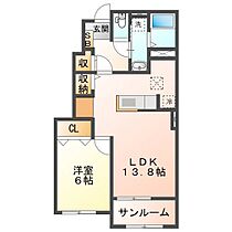 グランドステージ豊潤　Ｃ 102 ｜ 三重県津市高茶屋小森町（賃貸アパート1LDK・1階・50.21㎡） その2