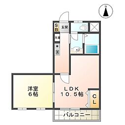 ヴェルドミール 2階