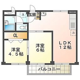 リプルスハイツ B棟 2階/2A