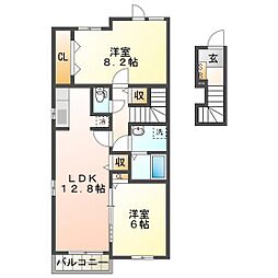 ピース・エテルナ A 2階