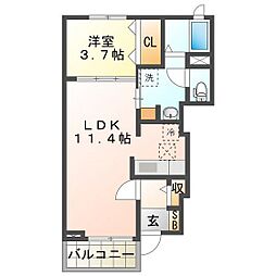 パインテール ヴィレッジ B棟 1階