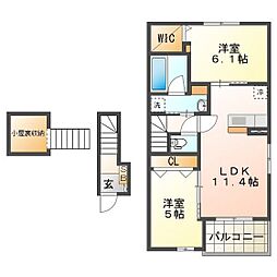ファイン・ゼファー II 2階