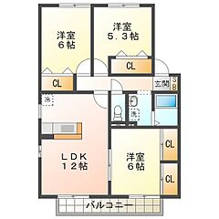 物件の間取り