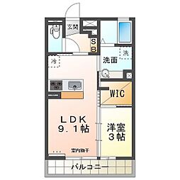 Ｄ−Ｒｏｏｍ　Ｓｋｙ 2階/206