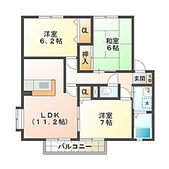 物件の間取り