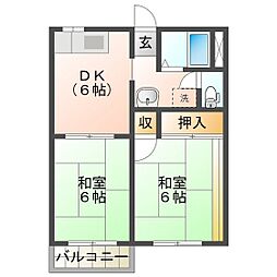 コーポアコギ　Ｂ 2階/202