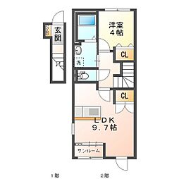 レインボーヒルズ ネクスト 2階/206