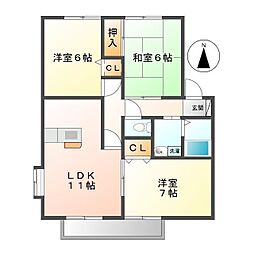 シャンブル南ヶ丘A棟 1階