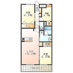 JMU久居社宅Ｆ棟 3階