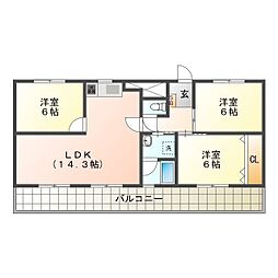 ドゥナーレ津新町 6階/2-616