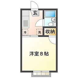 コーポボナール 1階/1-2