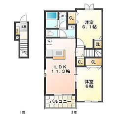 物件の間取り