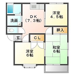 エバーグリーン久居　Ｃ棟 2階/213