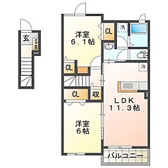 物件の間取り