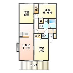 シャンブル南ヶ丘E棟 1階