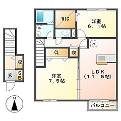 物件の間取り