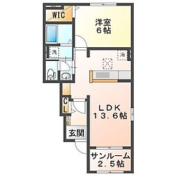 ファミール A棟 1階