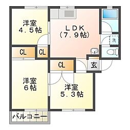 メゾンエバンジェルA 2階