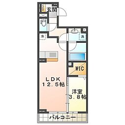 ディーシャンブル富田 3階/301