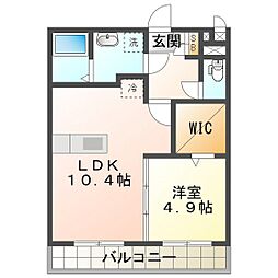 マリアロッソ富田 1階/104